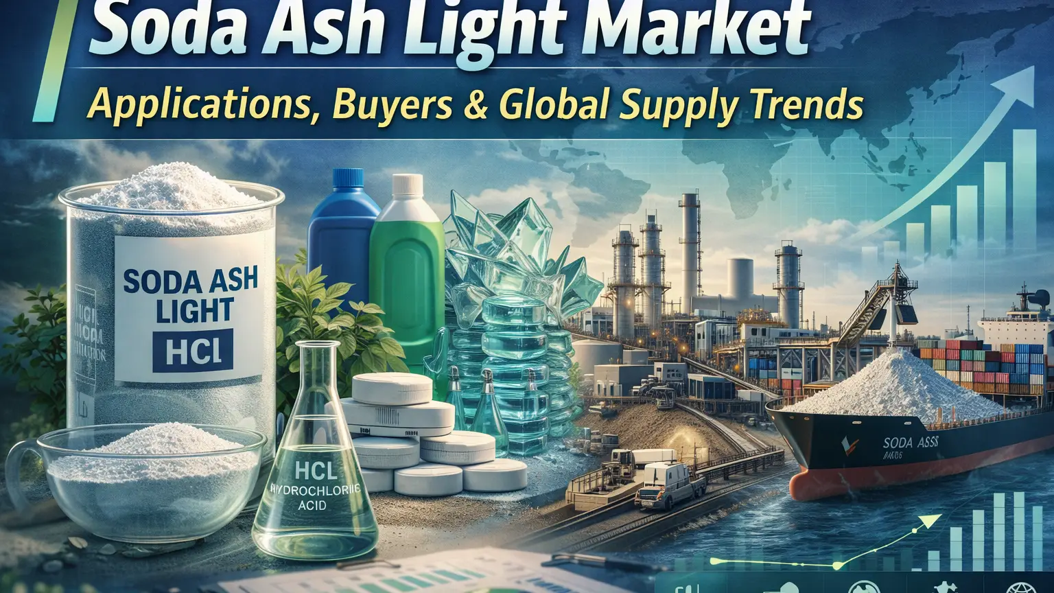 Soda Ash Light Market 2026: aplicaciones, compradores y tendencias mundiales de suministro